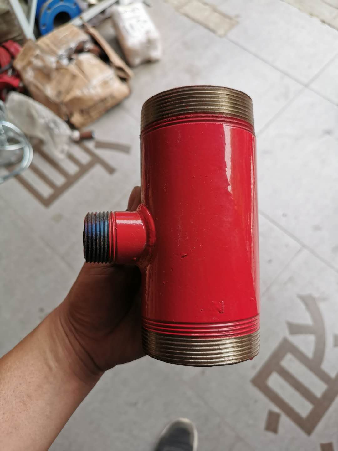 三通内外消防dn65省时异径弯头消火栓专用三通