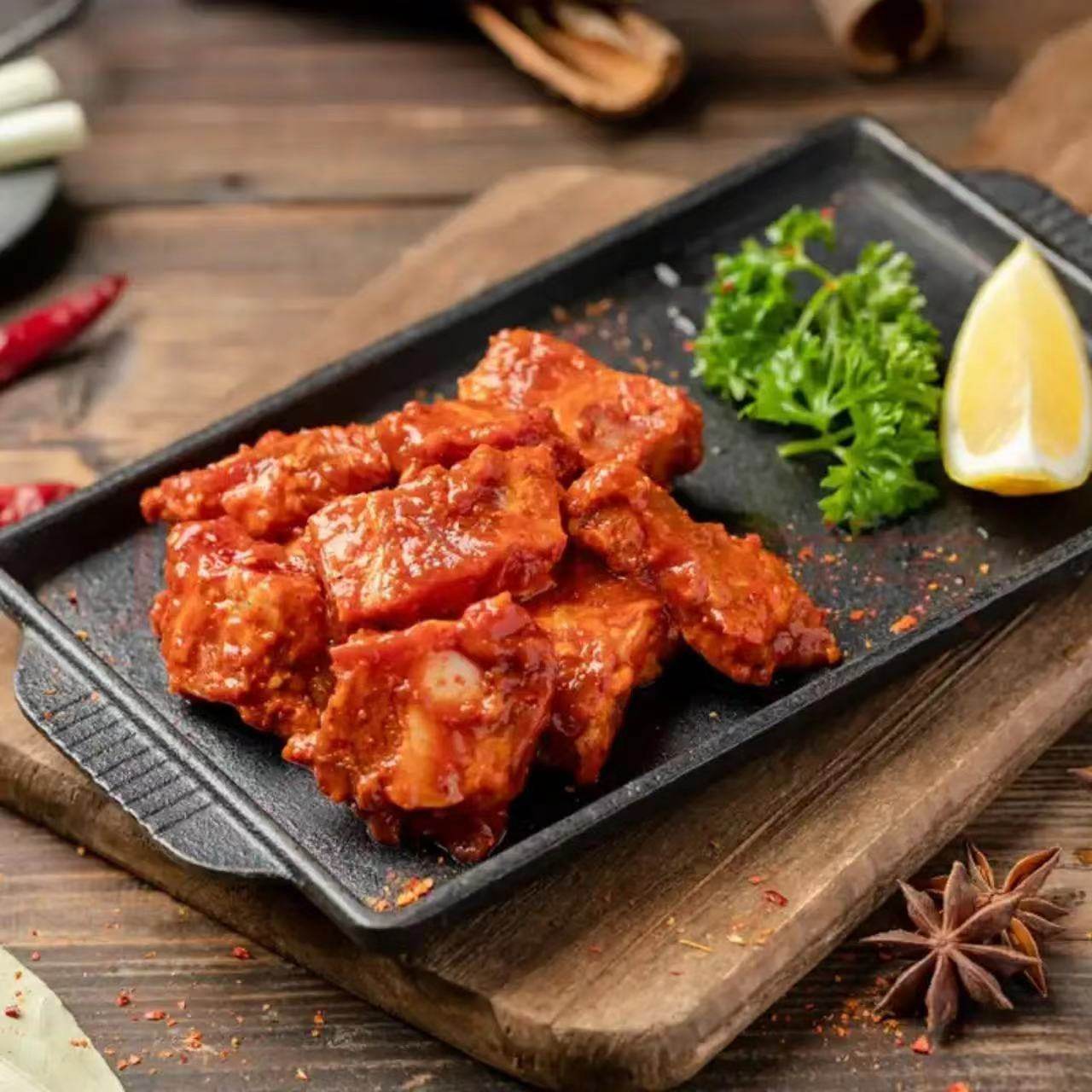 排骨重庆麻辣200g新鲜腌制猪排香辣火锅冒菜猪排