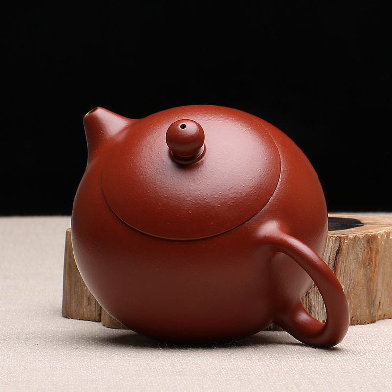 纯全手工原矿紫砂壶宜兴全手工朱泥大红袍名家西施壶茶壶茶具