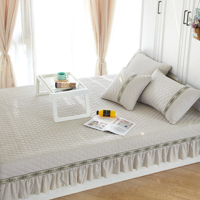 榻榻米床单炕套罩北欧床垫软垫防滑床盖单件夹棉大炕垫被褥子定做