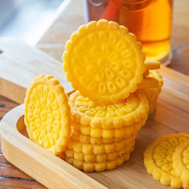 喜食尚玉玉米饽饽薄脆饼干谷物醇香蔗糖健康薄脆饼干