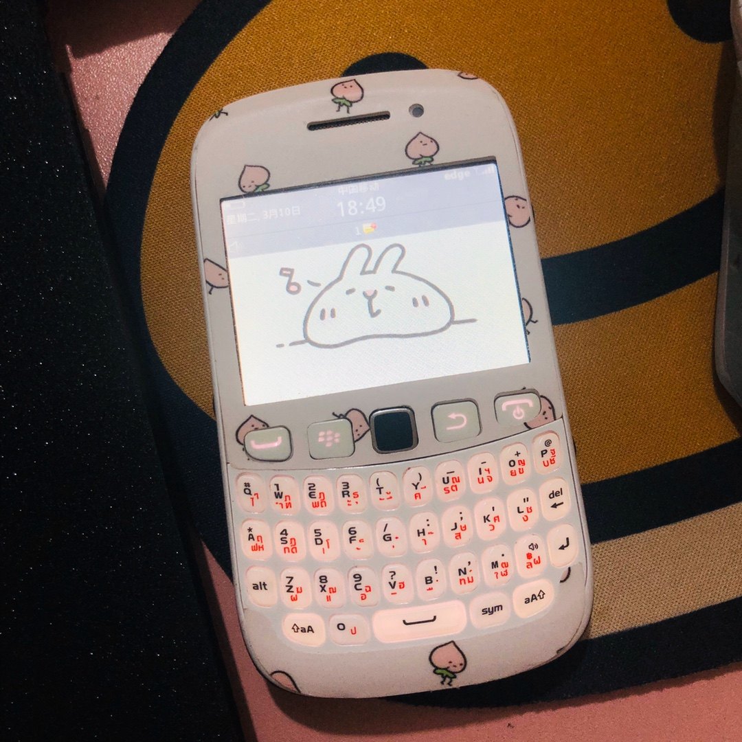 blackberry/黑莓 key2 9320 可爱小巧全键盘备用手学生戒网瘾手机