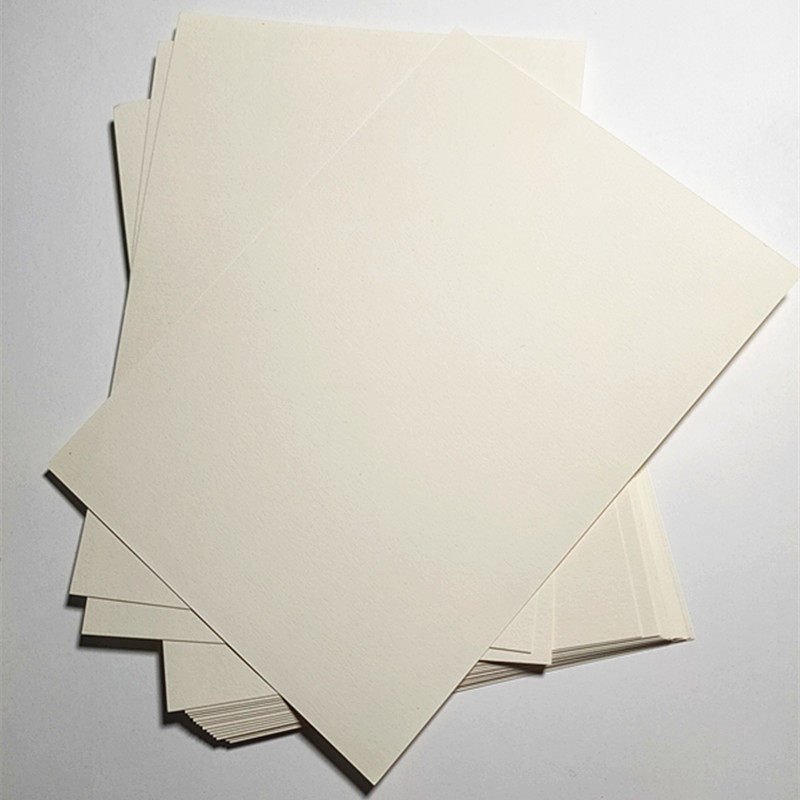 米黄卡片绘画浅黄250克180克片纸打印纸名片象牙卡纸