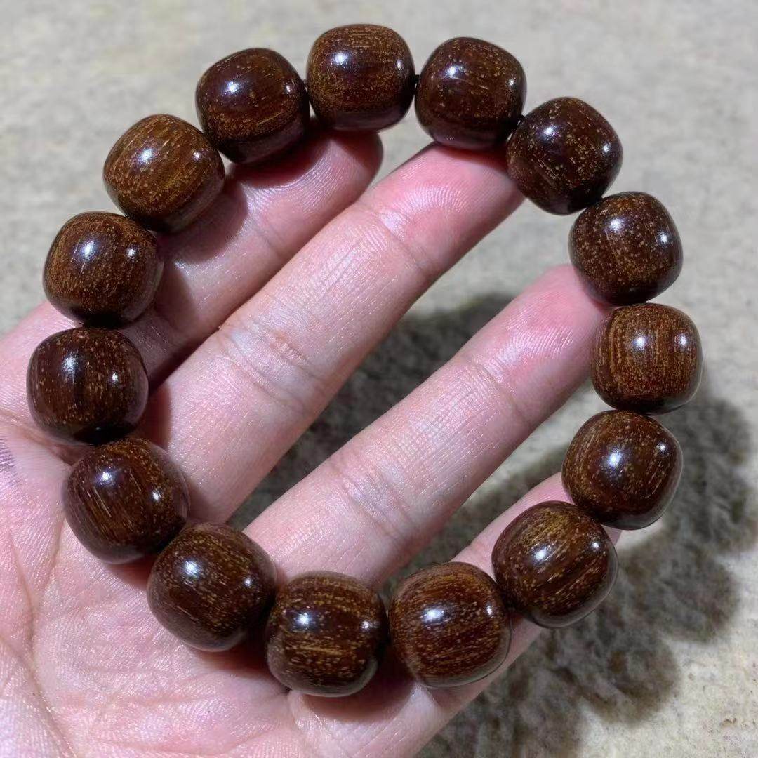 贡木巴布红月星空老型珠手串2号佛珠手链男士手串