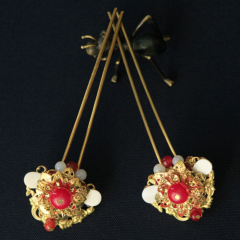 饰品发簪手工古风唐朝襦裙影视古装写真演出发饰