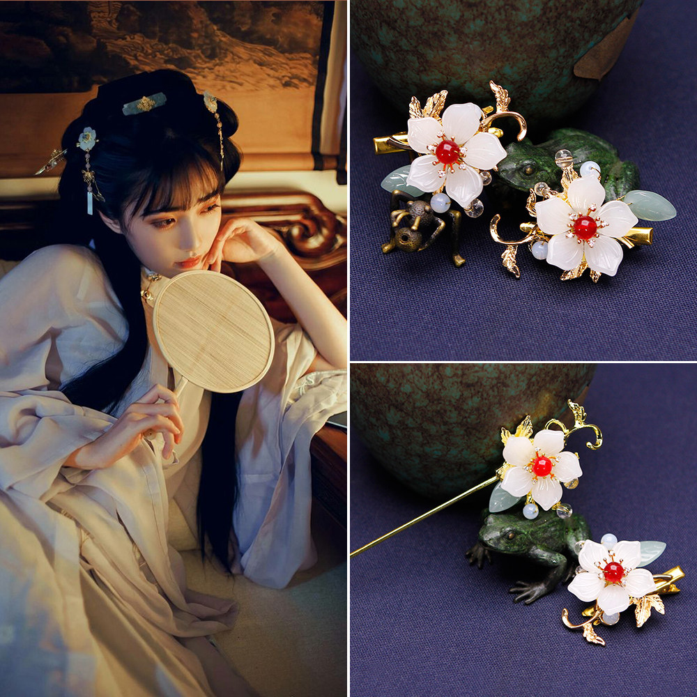 古风cos汉服仙女造型发钗头饰古装流苏步摇发饰