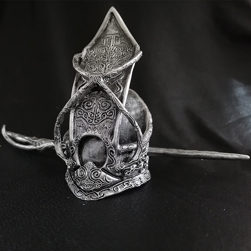 2021新款专业树脂材质古风男士发冠头冠束发簪发饰