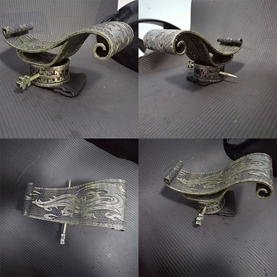 专业影视剧组秦汉复古男士头饰皇帝登基秦始皇发冠舞台演出发饰