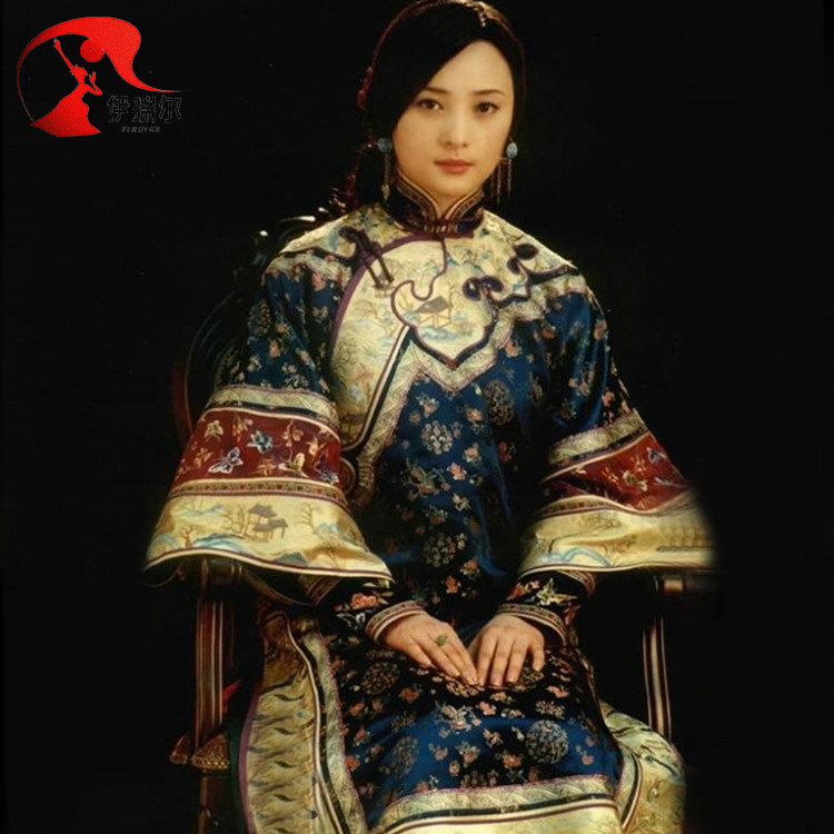 古装中式传统少奶奶民国清朝大家闺秀小姐绣花服装民族服装