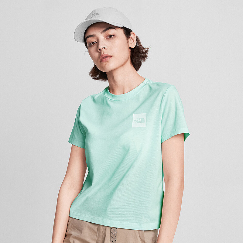 thenorthface北面女款户外运动休闲时尚舒适圆领短袖速干t恤