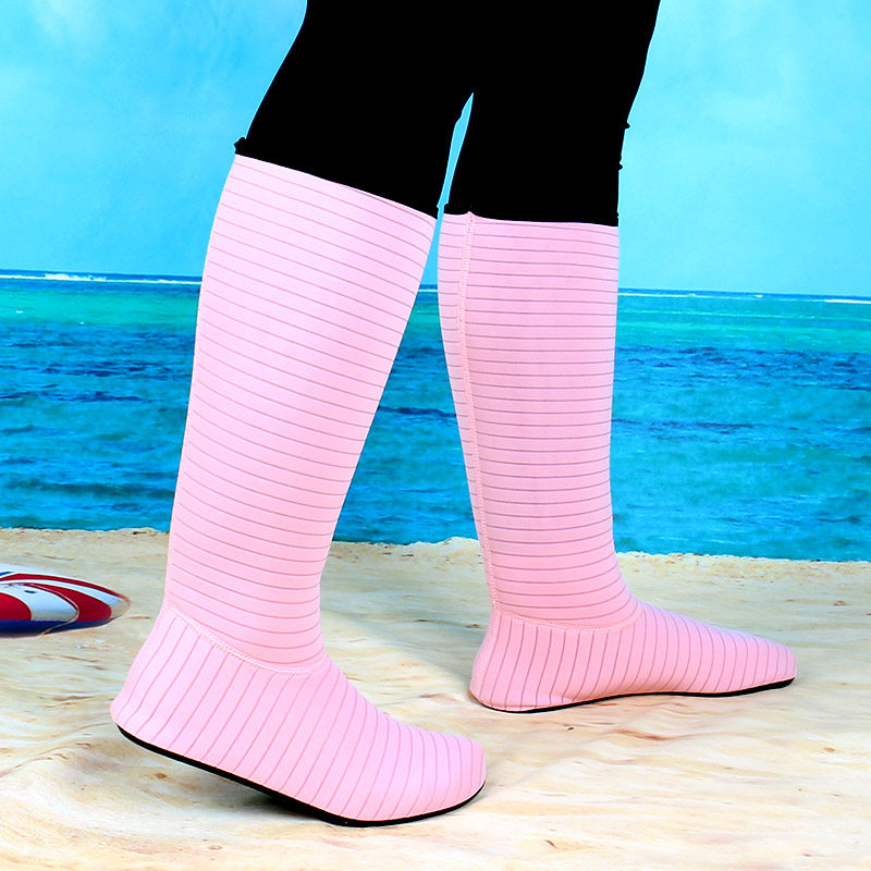 潜水长筒筒袜5mm沙滩袜高男女浮潜游泳脚套沙滩鞋