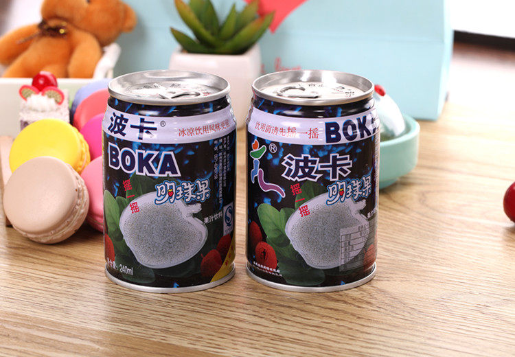 波卡明珠果荔枝味饮料 直播室吃货软软 在我家买的小时候的味道 - 零