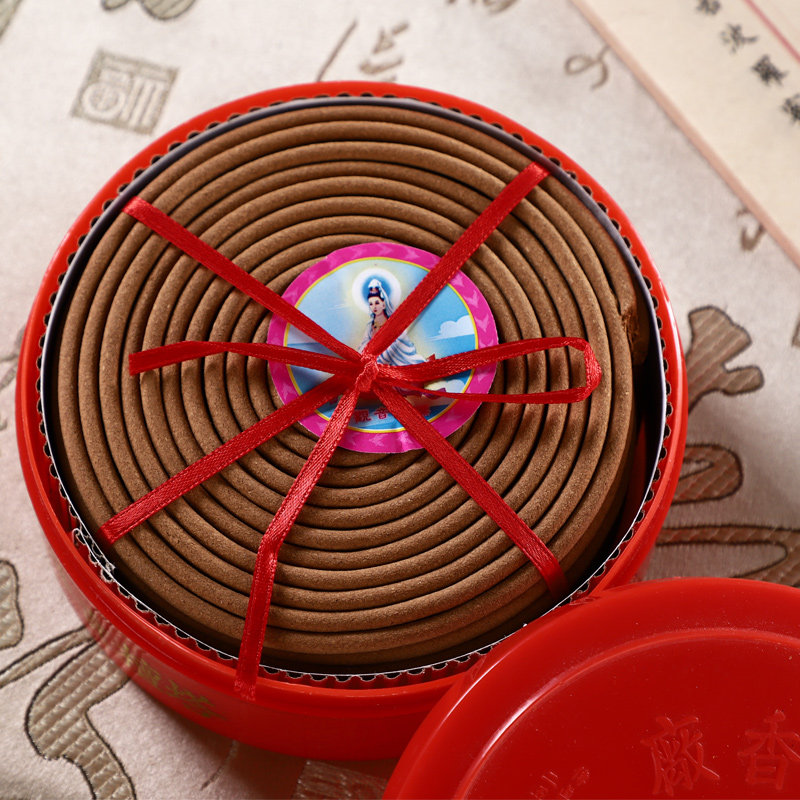 檀香供佛盘香 印度老山贡香盘香日夜塔天然手工香港国天香纯檀香