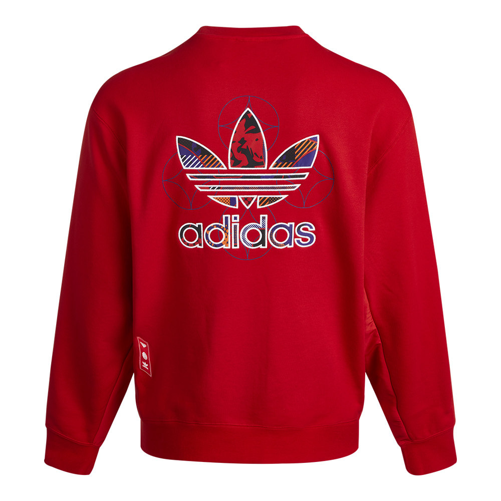 adidas阿迪三叶草2021男cny牛年新年本命年卫衣gr0219运动卫衣