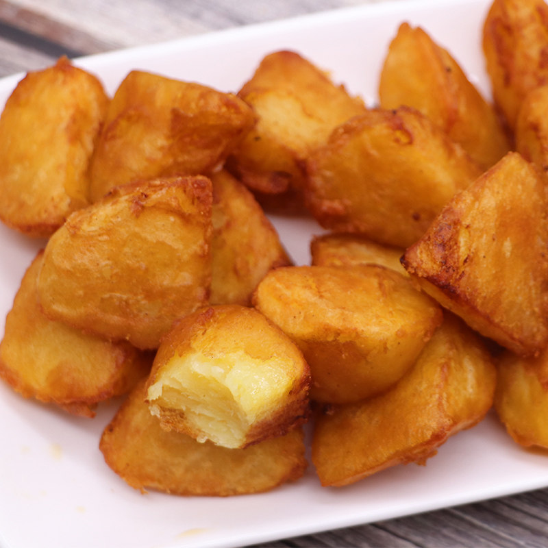 孚德炸薯块商用1kg裹粉土豆锅巴油炸半成品特色土豆