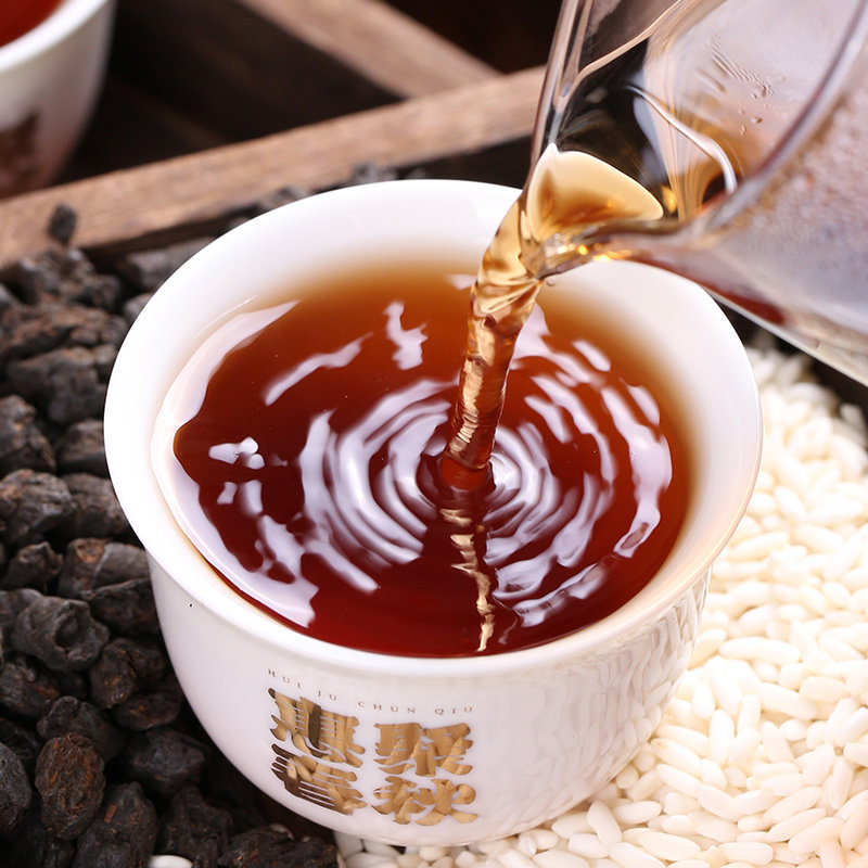 惠聚春秋糯香银子化石普洱茶云南南普洱熟茶叶普洱