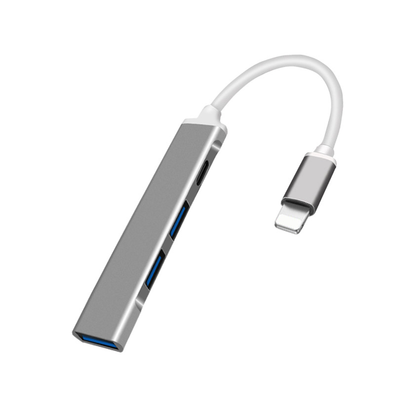 ipadusb3闪电外接接口lighting转接头otg苹果适用usb hub