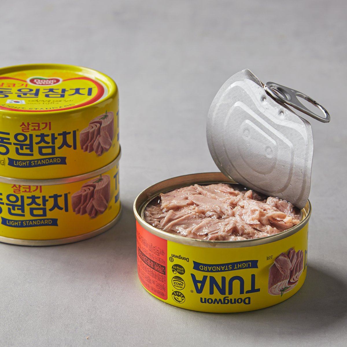 罐头韩国进口东远金枪鱼100g150gx3吞拿鱼油寿司鱼类罐头