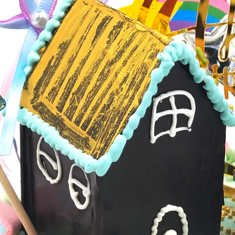 贝焙重庆同城配送乔迁房屋房子别墅动物奶油生日蛋糕