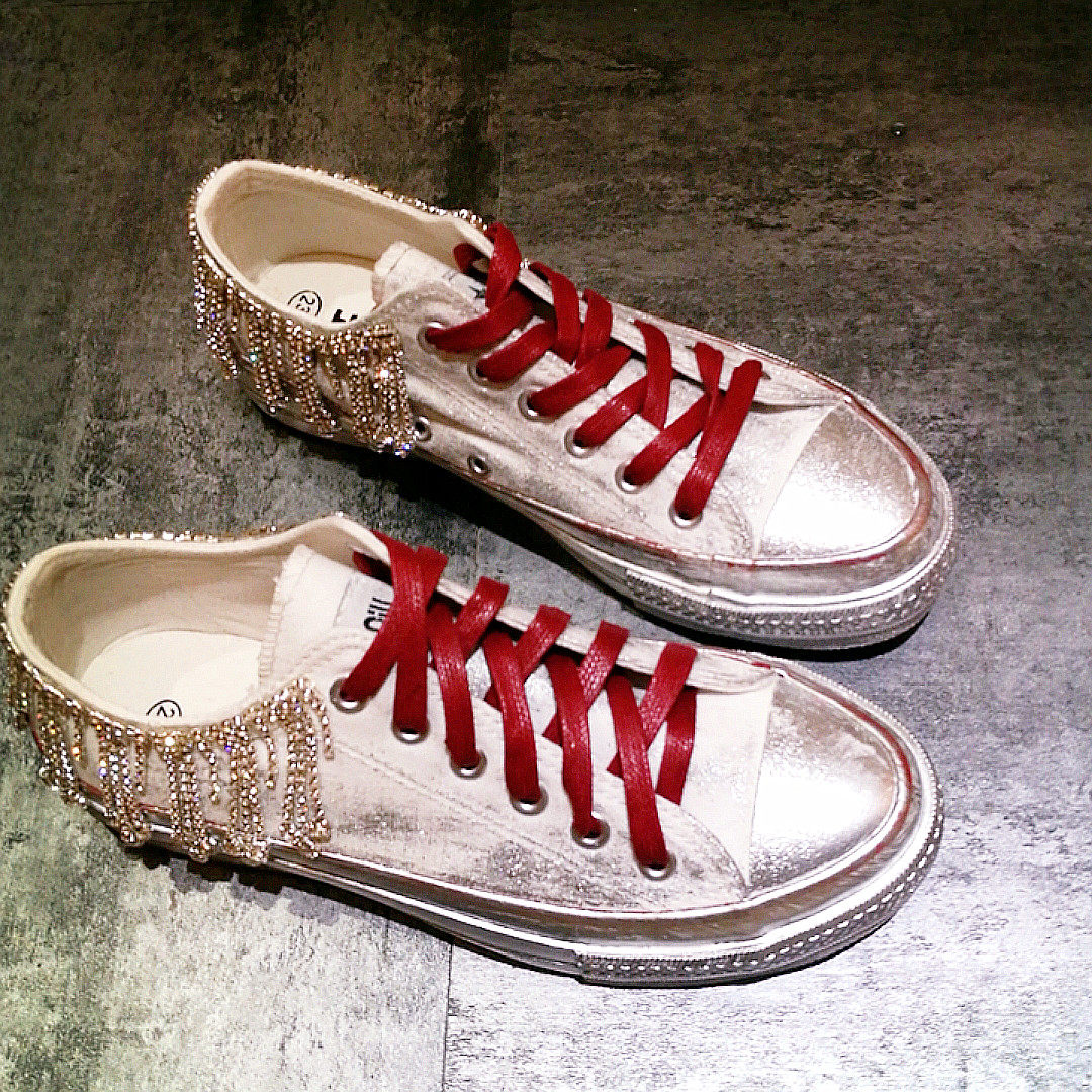 小脏女鞋秋季2022新款女生帆布布鞋韩版网红帆布鞋