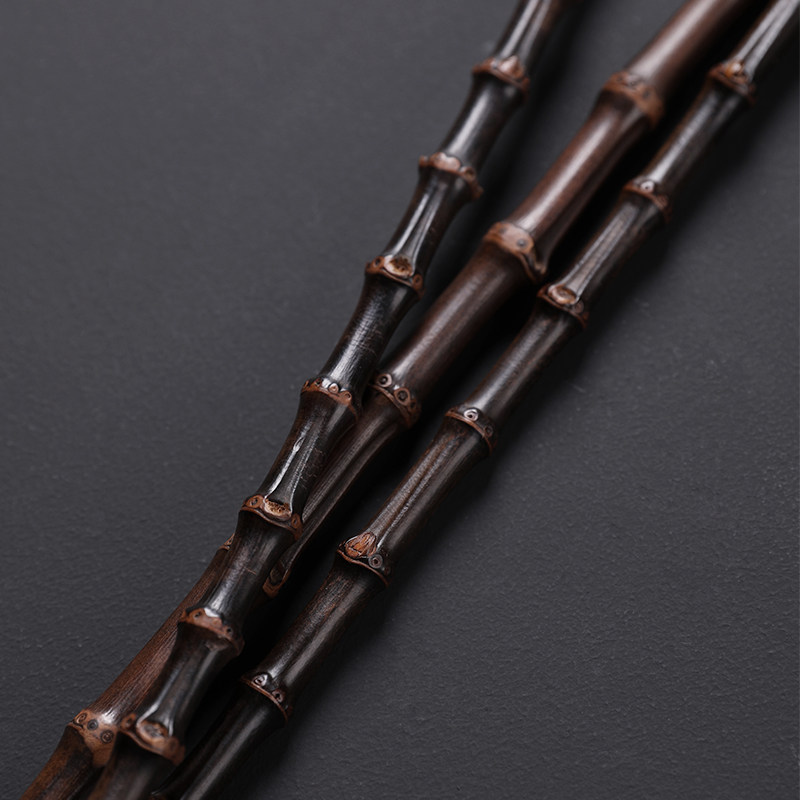 精选紫竹竹鞭把玩教鞭老料手工打磨戒尺节节高茶道