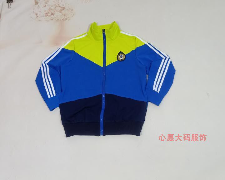 秋冬中小学生深蓝色校服两道绿杠休闲运动加开衫卫定制学生校服