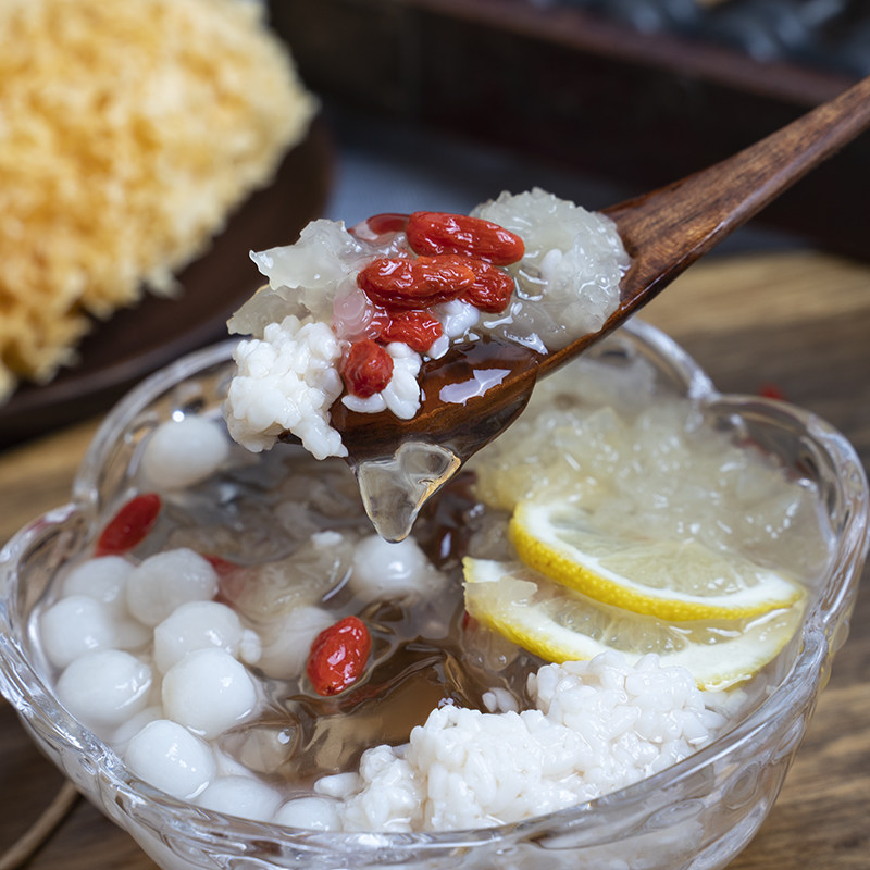 冰粉银耳通江椴木精选雪耳三鲜原料红糖糍粑银耳