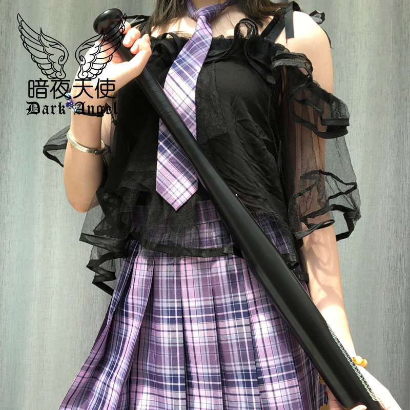 实心jk防身球棒女棒cos道具拍照不良武器棒球棒