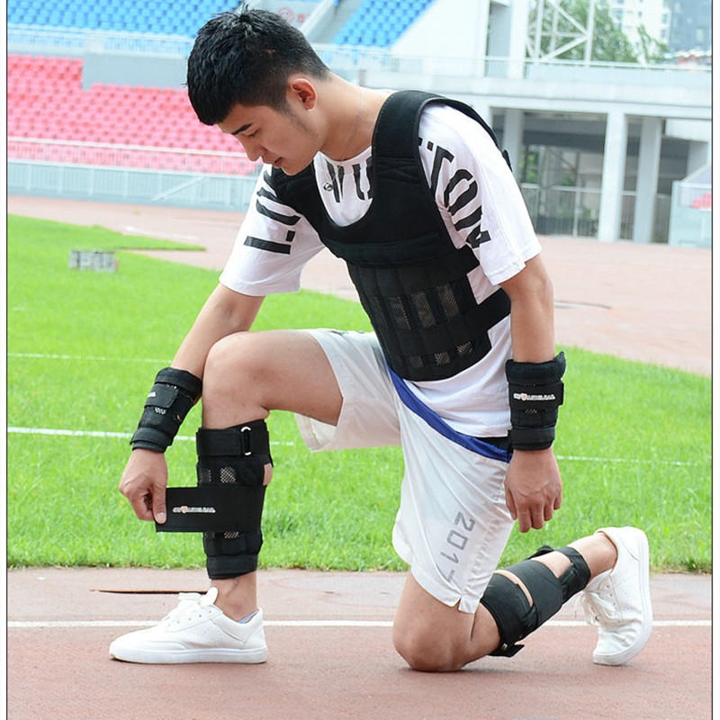 沙袋钢板绑腿负重装备锻炼爆发隐形铅块重量负重设备