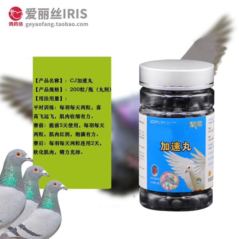 爱丽丝鸽药鸽子药赛鸽信鸽厂家超级加速丸赛前调理赛后恢复比赛用