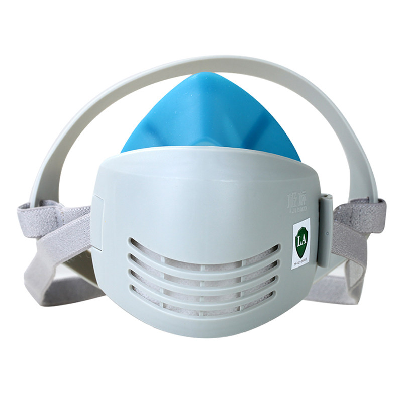 极标硅胶橡胶防尘面罩工业粉尘煤矿打磨装修口罩