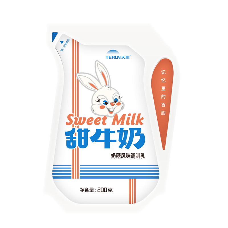 terun天润大白兔甜牛奶风味调制乳200g*12袋童年的味道大白兔奶糖