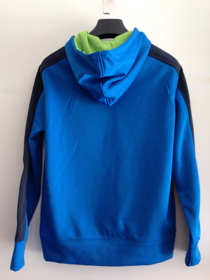 男子连帽涤纶功能面料长袖抓绒卫衣休闲防水运动卫衣