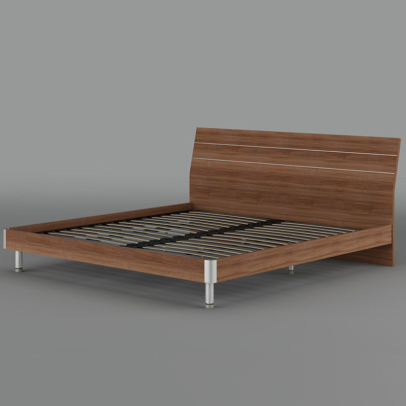 经典红苹果家具家私1.8米骨架板式双人床板式床