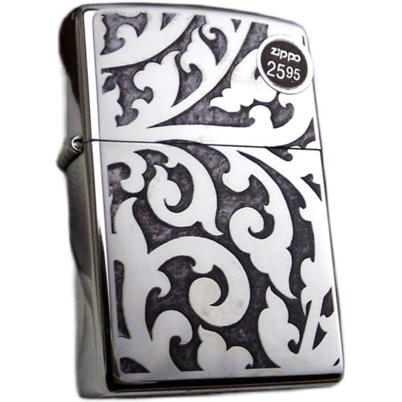 zippo打火机全新14年镜面彩印唐草原装正品专柜zippo