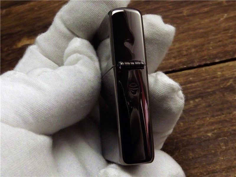 zippo打火机全新12年黑冰激光雕刻蜘蛛网原装正品专柜zippo