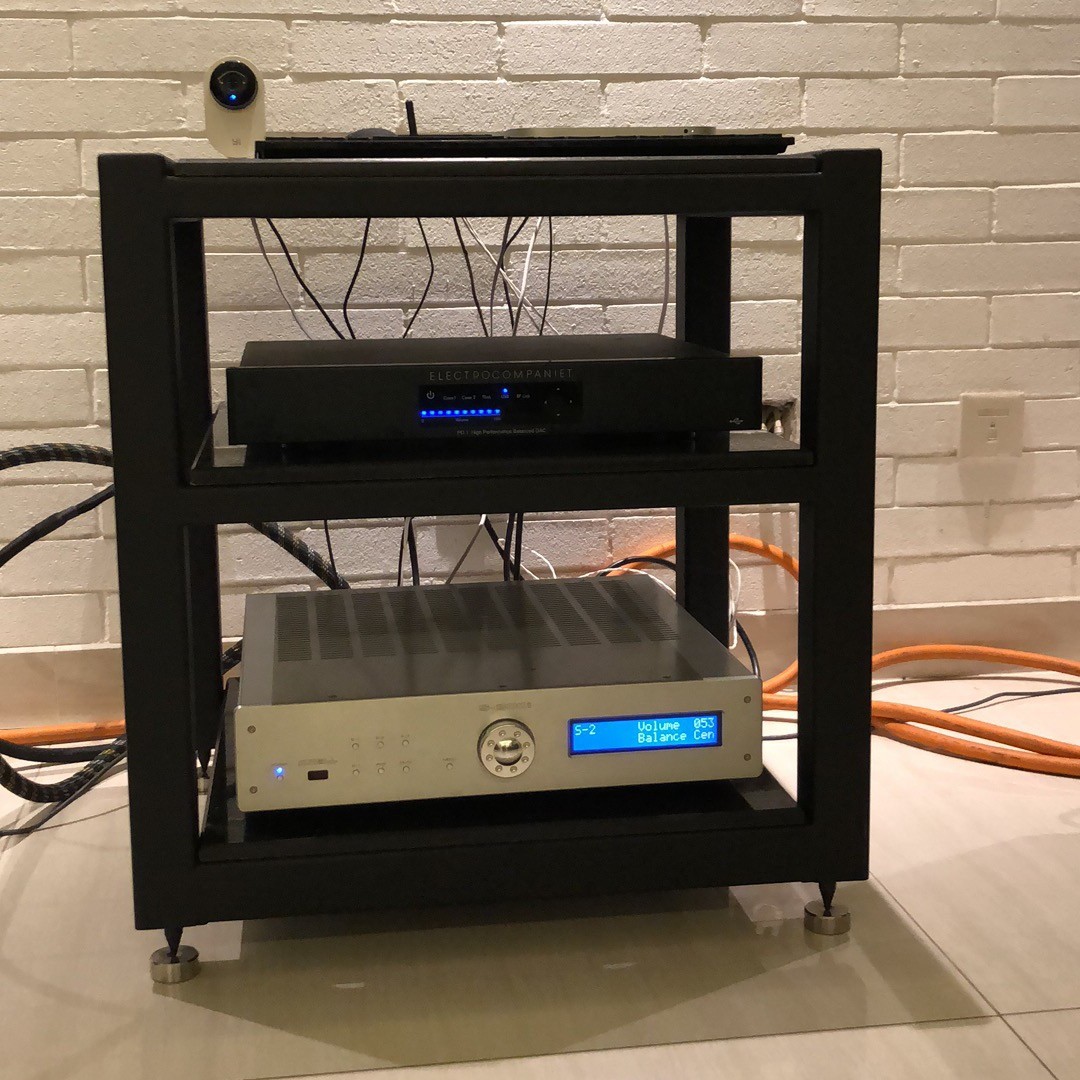 机柜发烧功放影音机架cd全铁定制音响脚架