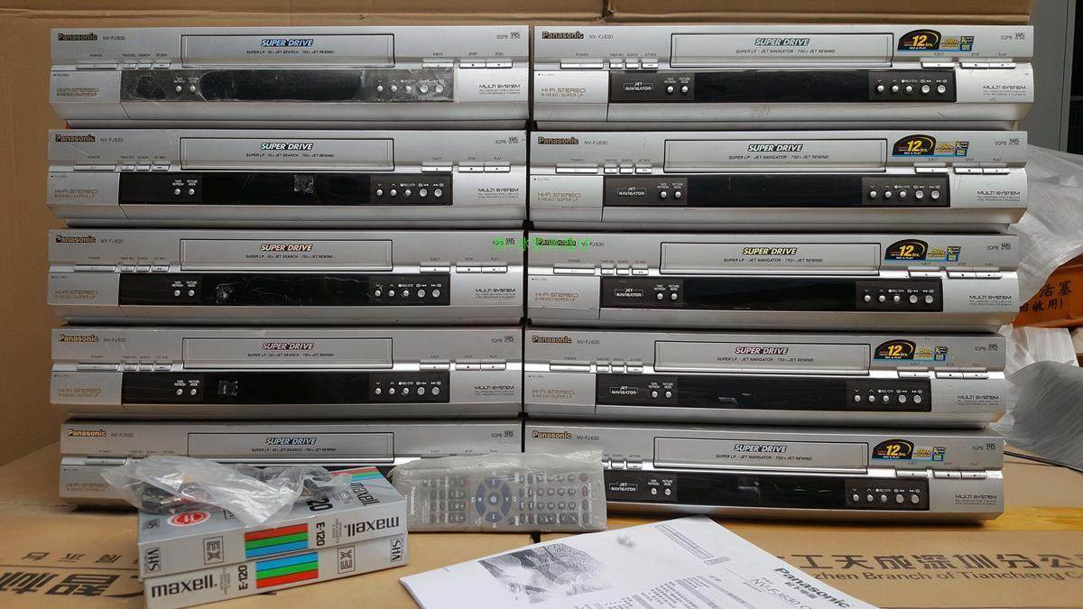 北京北京语语言大学固定资产nvfj630cmc松下录像机vhs录像带录像机