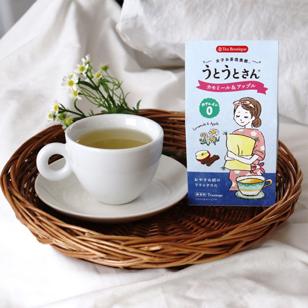 茶饮现货日本女子苹果肉桂睡前佳品天然健康代用