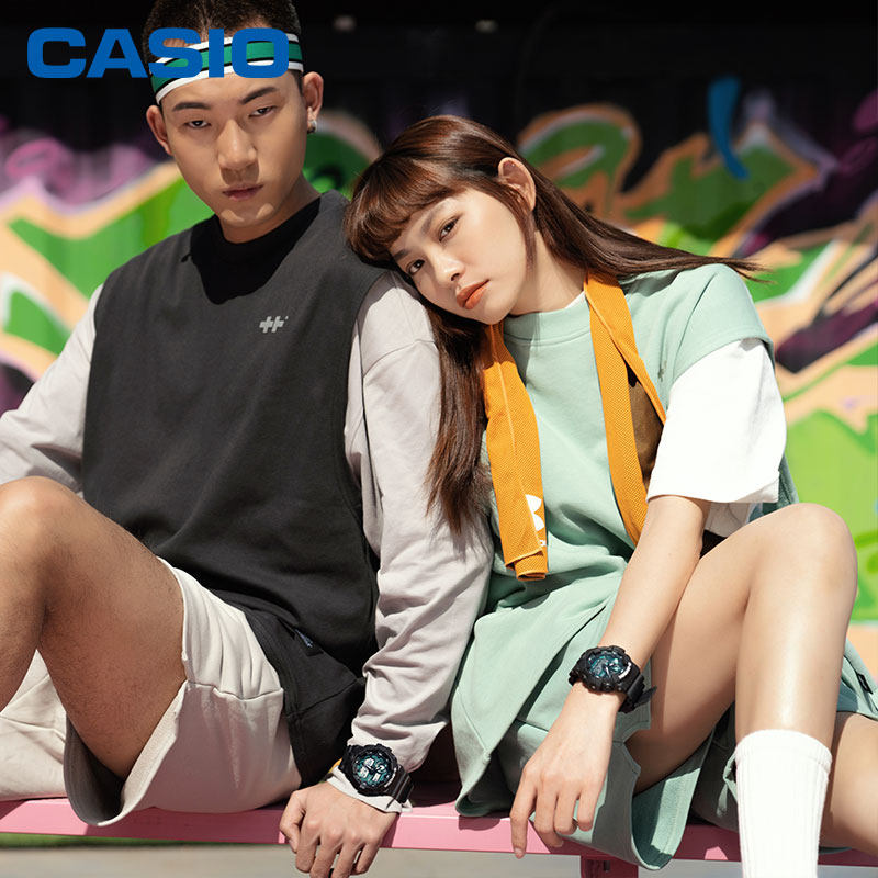 卡西欧手表gshock王一博一博同款硬碰硬午夜运动防水日韩腕表