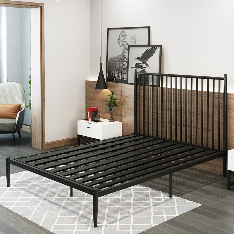 5米简约现代公主床ins风双人床轻奢金属铁架床