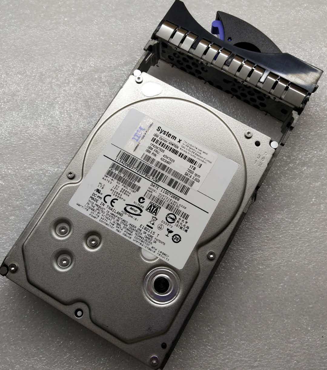 ibm43w762943w762642c04971tb72ksata35寸硬盘