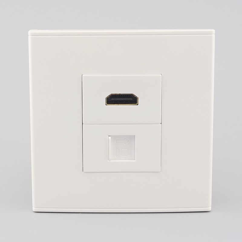 网络6类接口网线六类模块插座面板高清hdmi电脑插座