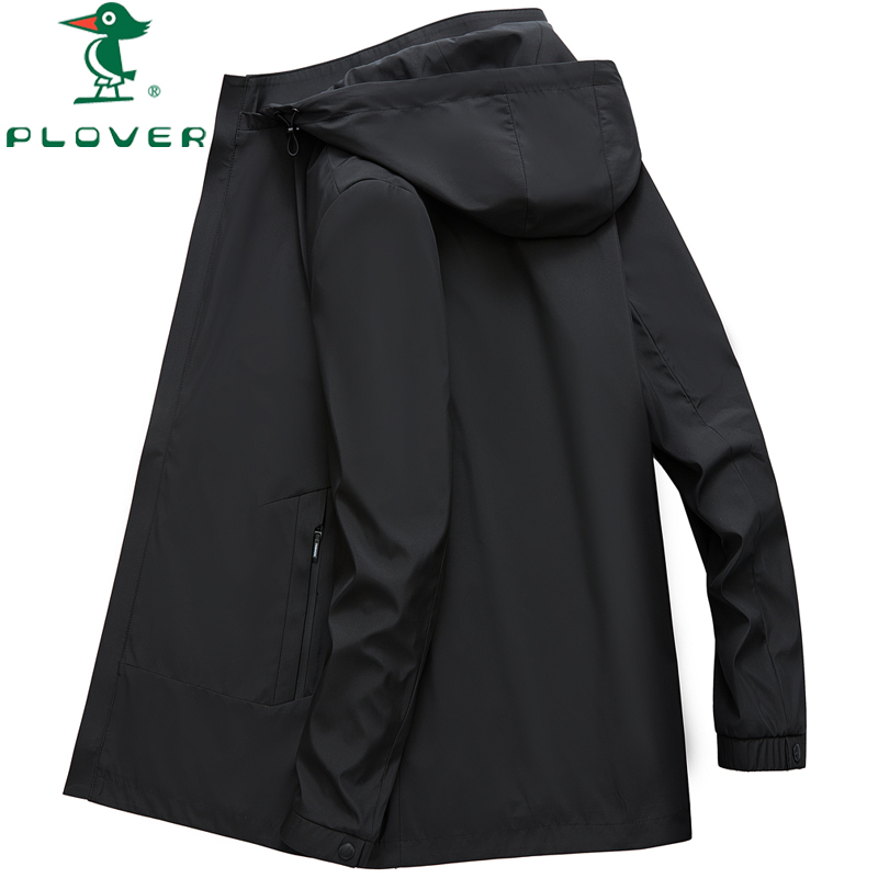 啄木鸟集团男士夹克春秋季休闲外套中年人茄克衫40岁50爸爸装上衣