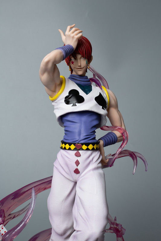 全职猎人共鸣系列huntergk西索双头雕双造型雕像潮玩盲盒