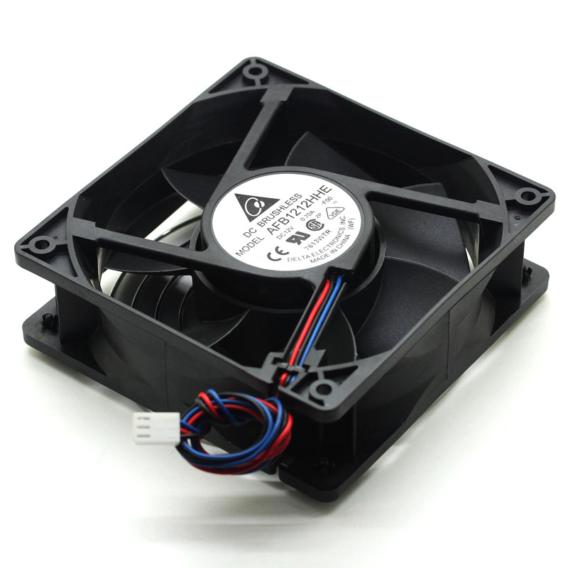 台达afb1212hhe 12v 12cm 12038 0.70a foo测速 大风量散热风扇