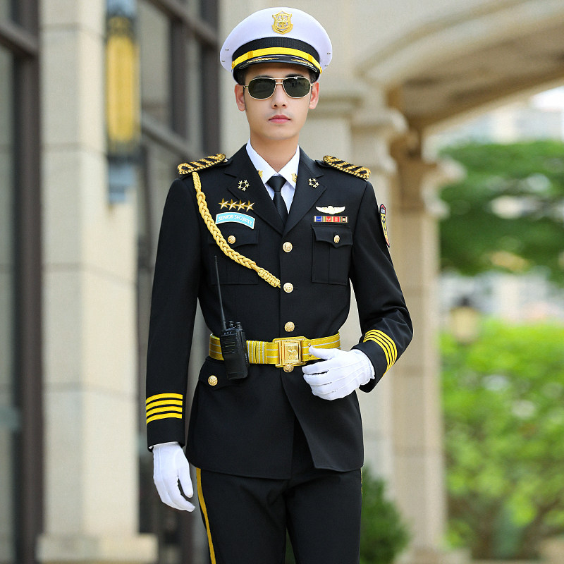 高档新式保安工作服西服套装男春秋季形象物业工装制服