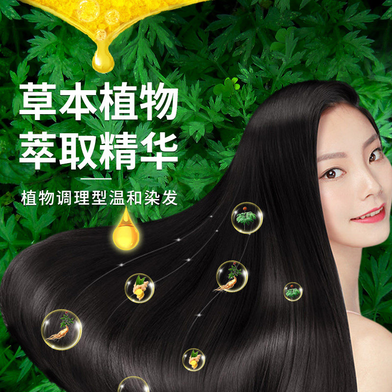【百年扁氏】买一发二植物泡泡染发剂