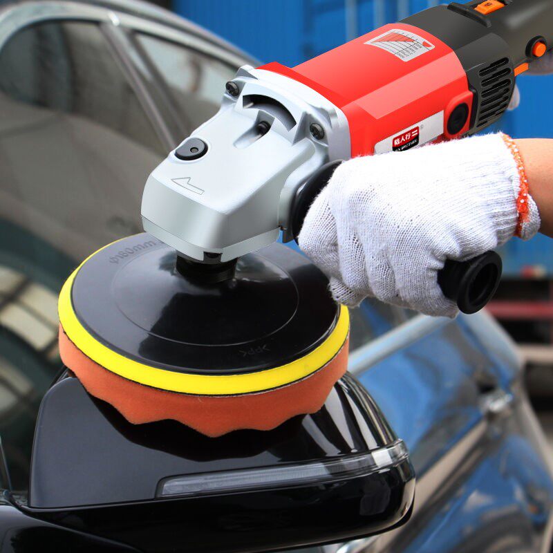 海绵划痕修复洗车汽车抛光打蜡机车用4s套装抛光机