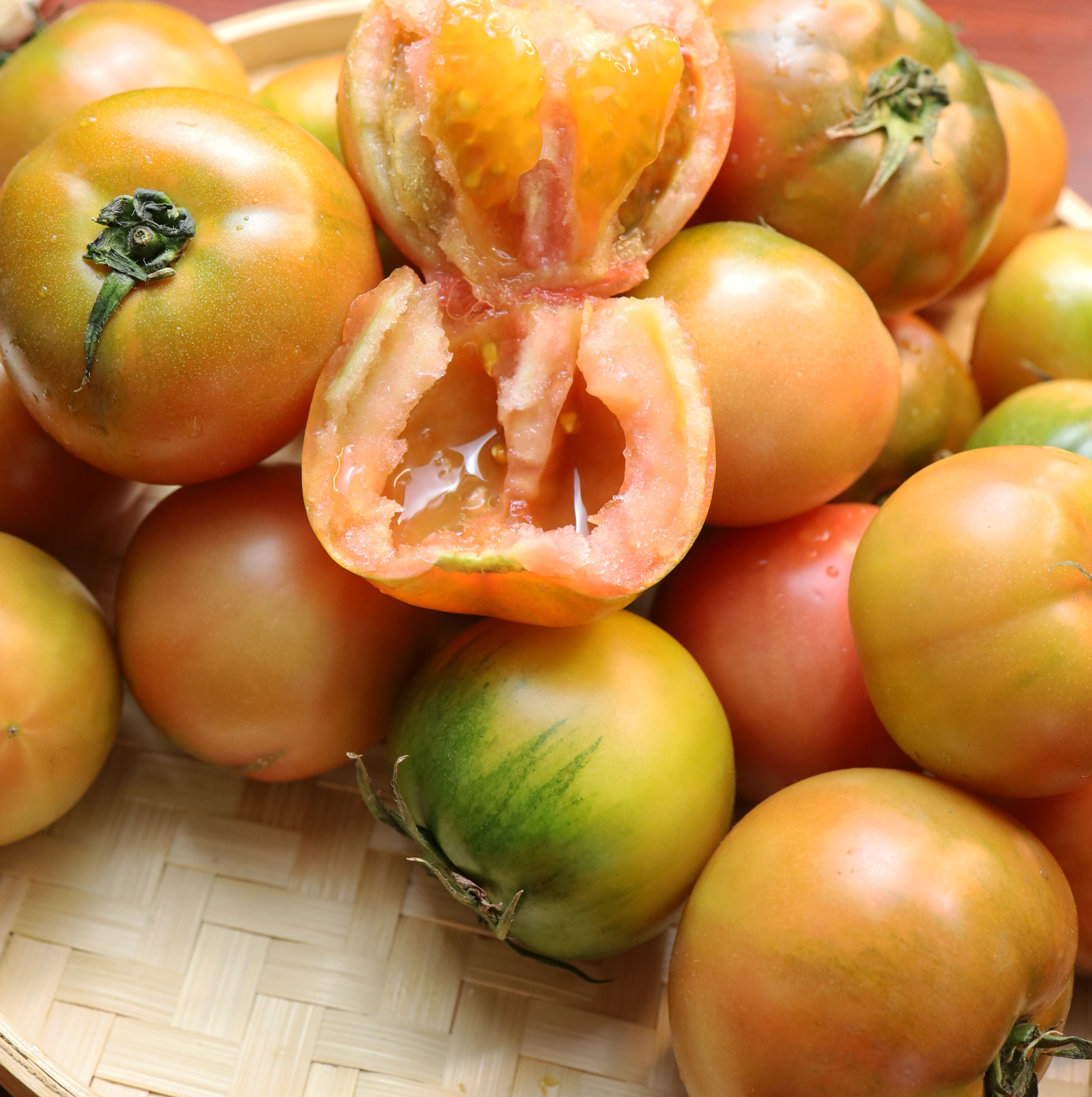 柿子丹东草莓铁皮绿腚小番茄新鲜水果碱地西红柿柿子